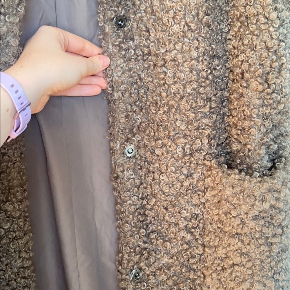 Prologue Brown Faux Shearling Jacket - Picture 6 of 6
